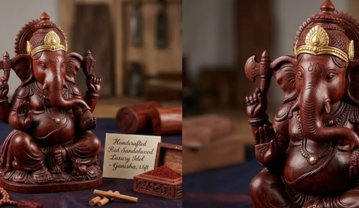 Red sandalwood Spiritual Idols & Sculptures from the Arka Crimson catalogue