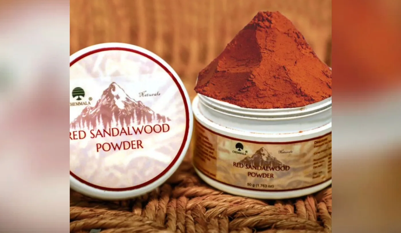 Red sandalwood Micro-Fine Red Sandalwood Cosmetic Powder from the Arka Crimson catalogue