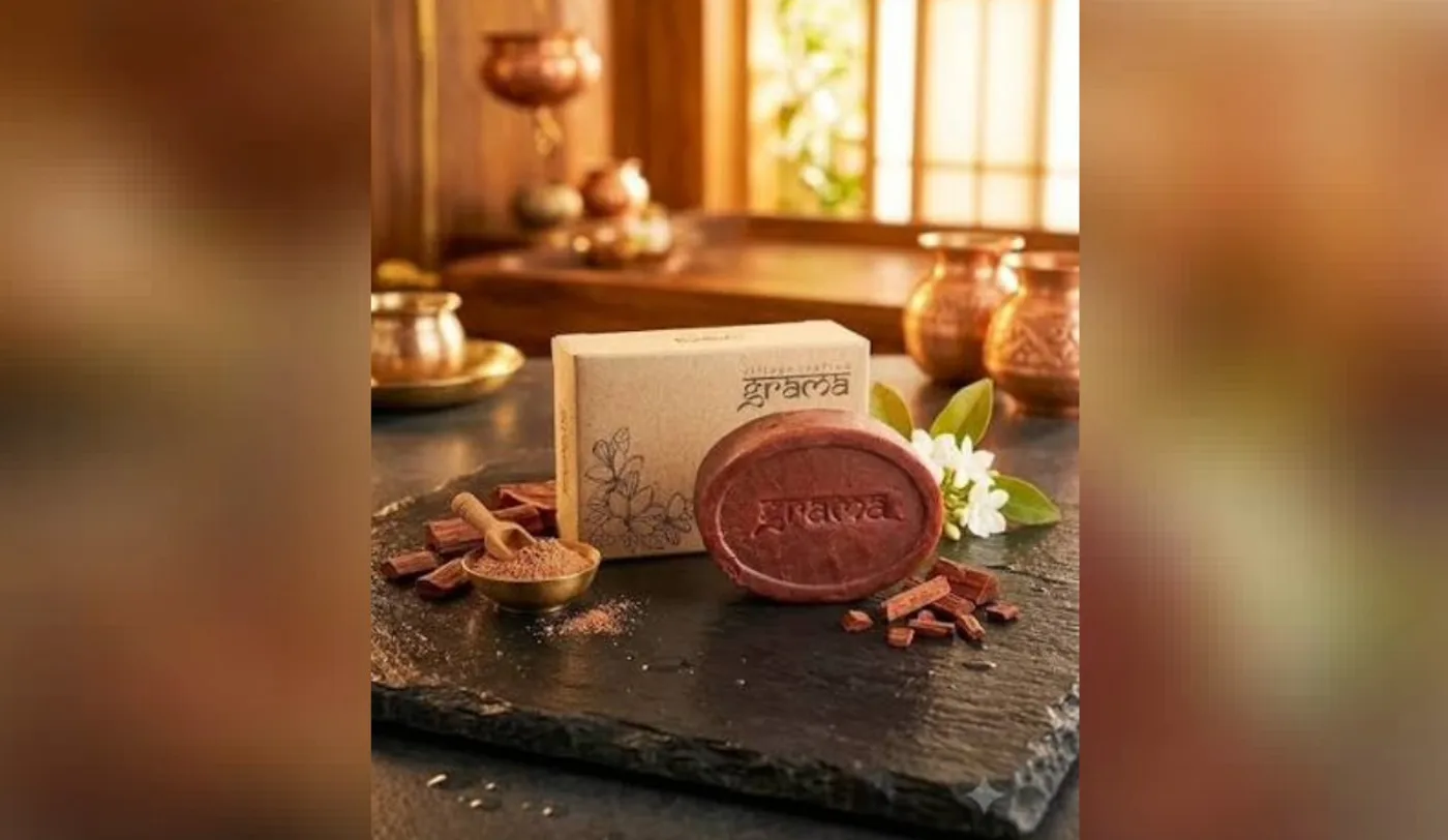 Red sandalwood Red Sandalwood Cold-Processed Herbal Soap from the Arka Crimson catalogue