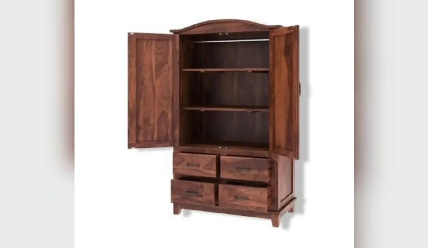 Red sandalwood Traditional Antique Wardrobe & Armoire from the Arka Crimson catalogue